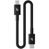 Beats USB-C to USB-C Woven Short Cable (20 cm) - Bolt Black