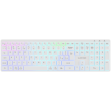 CANYON keyboard HKB-W11 UK/US RGB Dual Mode Wireless White