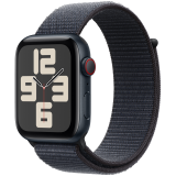 Apple Watch SE GPS + Cellular 40mm Midnight Aluminium Case with Ink Sport Loop,Model A2725