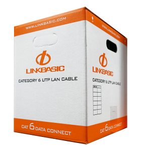 Linkbasic 305m Box Cat6 Solid Grey UTP Cable