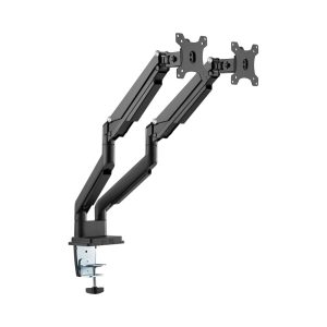 BRACKET 17-32IN DESK, 90TILT,90SWIVEL,DUAL ARM,9KG
