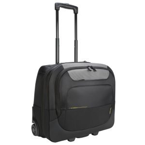 TARGUS XL METRO ROLLING NOTEBOOK CASE 16-17.3IN DOME PROTECTION SYSTEM, MULTI-FIT COMPATIBILITY: FITS 15-17.3”, COMFORT-PADDED BUT HEAVY DUTY CARRY HANDLE