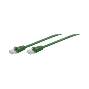 7M CAT5E MOULDED FLYLEAD - GREEN