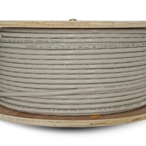 Linkbasic 100m Drum Cat6a Solid Grey UTP Cable