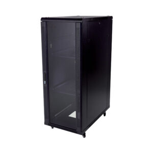 22U 600X600MM 2 FANS,1 FIXED SHELF,GLASS DOOR...
