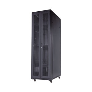 27U 600X800MM,4 FANS,2 SHELVES,DBL MESH FRT S/BACK