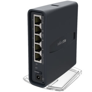 MikroTik hAP ac Lite Tower 5 Port Ethernet 750Mbps WiFi 5 Router