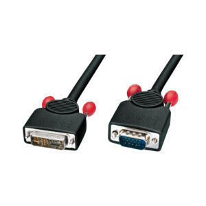 LINDY 2M DVI-A-TO VGA M CABLE BLACK (41196)