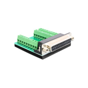 DELOCK 25-PIN SUB-D F TERMINAL BLOCK (65317)