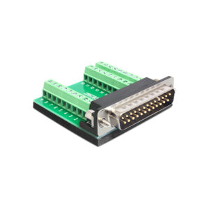 DELOCK 25-PIN SUB-D M TERMINAL BLOCK (65318)