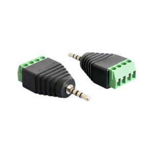 DELOCK 2.5MM STEREO ADAP TERMINAL BLOCK 4P (65454)