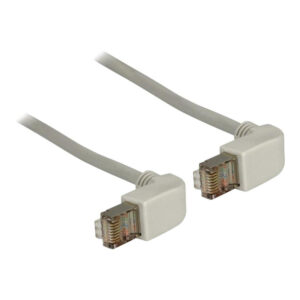 DELOCK 2M RJ45 CAT5 SFTP CABLE ANGLED GRY (83512)