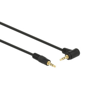 DELOCK STEREO CABLE 3.5MM,3PIN M-M ANG 2M (83756)
