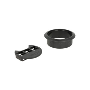 DELOCK 3-PORT KEYSTONE 60MM DESK PANEL, BLK(86277)