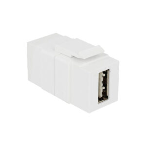 DELOCK USB2.0 AF TO AF KEYSTONE, WHITE (86353)