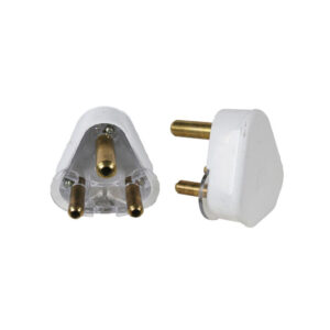 15A WHITE STD PLUG TOP