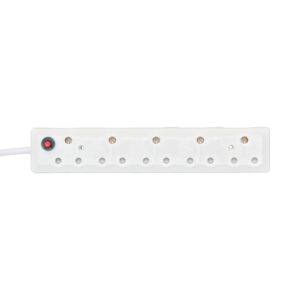 5-PORT DEDICATED WHITE MULTIPLUG 5X16A