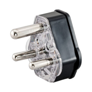 PLUG 16A 3PIN PLUGTOP BLACK (M-10C)