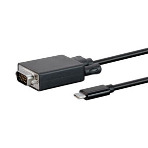 5M TYPE-C TO VGA CABLE, 1080P, 60HZ