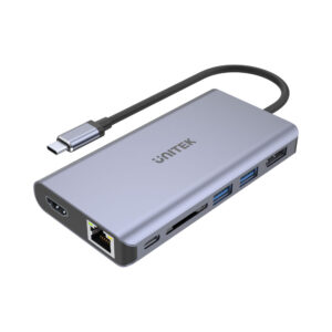 UNITEK USB3.1 7 IN 1 USB ETHERNET HUB (D1056A)