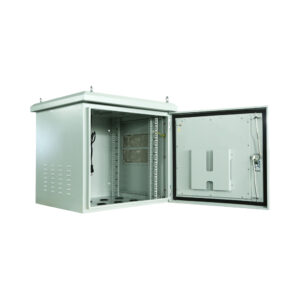 LINKQNET 12U 600×600 IP65 OUTDOOR NETWORK CABINET WITH 2-FANS
