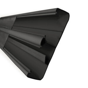 DECORDUCT 165X55X2.5M 3 COMP 2 COVER BLACK