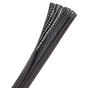 1M WRAPPABLE SPLIT BRAID 12.7MM BLACK (F6N0.50BK)