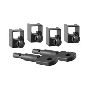 CABLE LOCK-PLUS 4 LOCKS-RJ45-(FA-5092-)BLACK