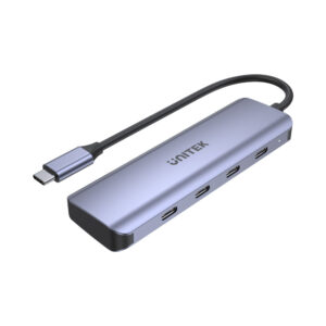 UNITEK 4-PORT TYPE-C GEN2 HUB GREY (H1107K)