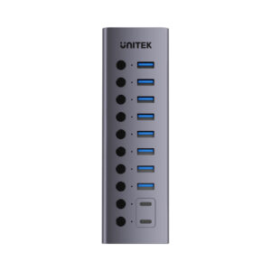 UNITEK10IN1 USB-C 5GBP HUB-PWER SWITCH(H1315B01-EU