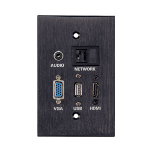 WALL PLATE 1X VGA,1X HDMI,1X AUD,1X USB,1X LAN -1M