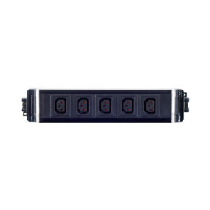 5-WAY IEC-C13 PWR WITH GST18 F/M PLUG 16A 250V BLK