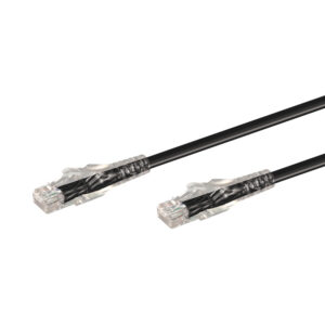 LINKQNET 2M RJ45 CAT6 ANTI-SNAG MOULDED PVC NETWORK FLYLEAD - BLACK