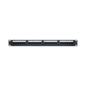 LINKQNET 24-PORT CAT5 UTP PATCH PANEL - NO CABLE MANAGEMENT