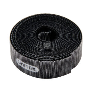 UNITEK 5M HOOK&LOOP 15MM - BLACK (OT142BK)