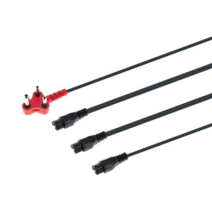 LINKQNET 4M DEDICATED PLUG POWER CABLE WITH 3× CLOVER FEMALE CONNECTORS