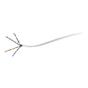 LINKQNET CAT5E UTP SOLID NETWORK CABLE - WHITE (SOLD PER METER OR 500M DRUM)