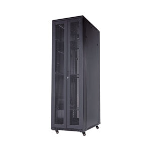 22U 600X1000MM,1 SHELF, 4 FANS, DBL MESH DOORS