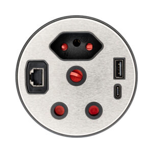 80MM ALPHA GROMMET-NEW SA,3PIN,TYPEC,USB,C6,2M(BK)