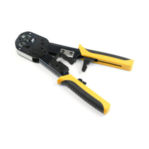SPROTEK STC-5704E CAT5/6 RJ45 PASS-THROUGH CRIMPING, STRIPPING AND CUTTING TOOL WITH RATCHET