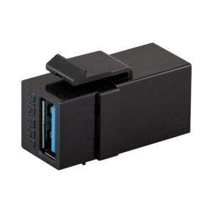 USB3.0 FEMALE KEYSTONE ADAPTER BLACK