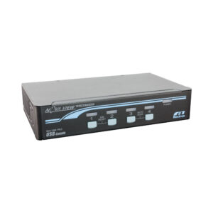 REXTRON 4PORT USB KVM SWITCH WITH CAB,KIT/CON USB