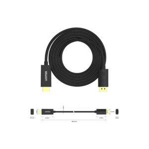 UNITEK 1.8M DP TO HDMI 2.0 4K CABLE (V1608A)