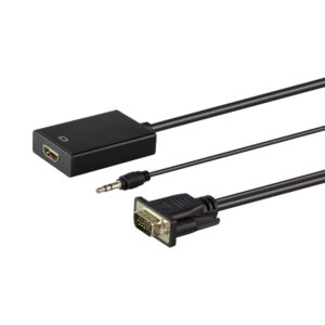 VGA MALE WITH AUDIO TO HDMI FEMALE..(XF-VH)