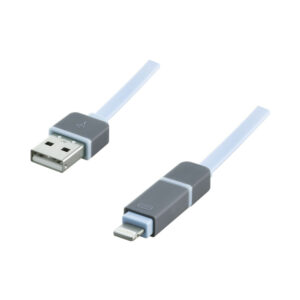UNITEK 0.3M MIC USB LIGHTNING CABLE BL (Y-C440ABL)
