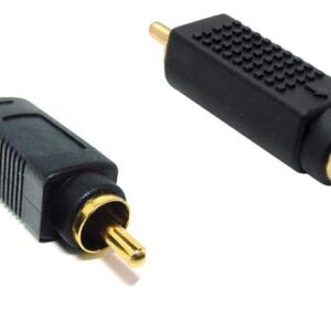 RCA: S-VIDEO FEMALE TO RCA MALE ADAPTOR
