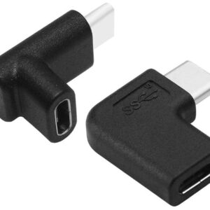 USB-C M-F 90 DEGREE ADAPTER PAIR