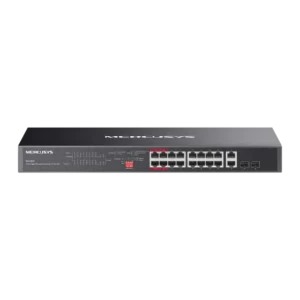 Mercusys 20-Port Gigabit Rackmount Switch with 16-Port PoE+ | MS120GP