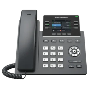 Grandstream 3-Line Carrier Desk Phone, Wi-Fi 6 - PoE