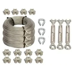 Heavy-duty Lattice Mast - 21m Guy rope kit | MAST-GR-21M
